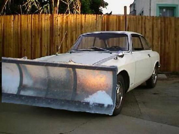 Automobili kao čistači snega + FOTO