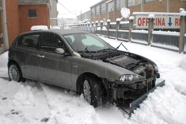 Automobili kao čistači snega + FOTO