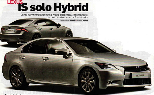 Novi Lexus IS na prvim fotografijama