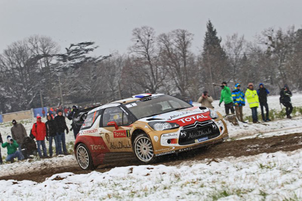 Rally Monte Carlo 2013 - Prva recka Volkswagena, Loeb vodi