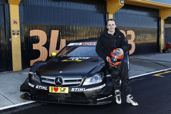 Robert Kubica testirao Mercedes DTM C-Coupe + FOTO
