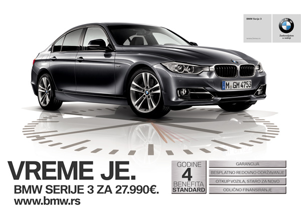 Delta Motors akcija: Vreme je za BMW Serije 3