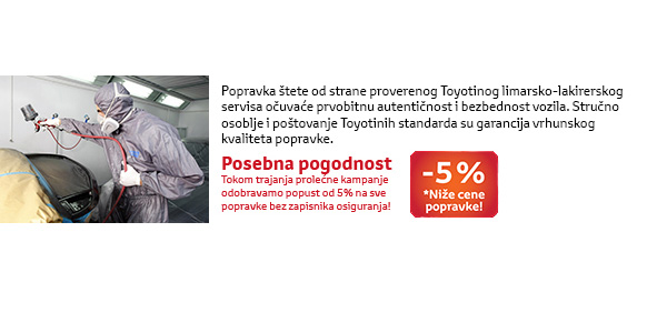 Toyotina prolećna akcija!
