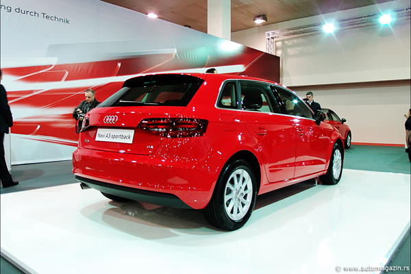 Sajam automobila u Beogradu 2013 - Novi  Audi A3 Sportback
