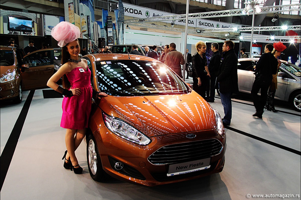 Sajam automobila u Beogradu 2013 - Modernizovana Ford Fiesta