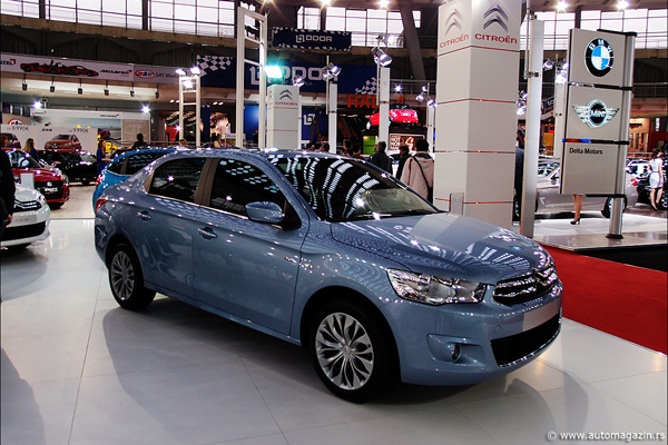 Sajam automobila u Beogradu 2013 - Citroen C-Elysee