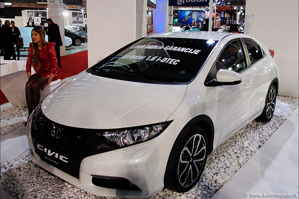 Sajam automobila u Beogradu 2013 - Honda  turbodizel 1.6 i-DTEC