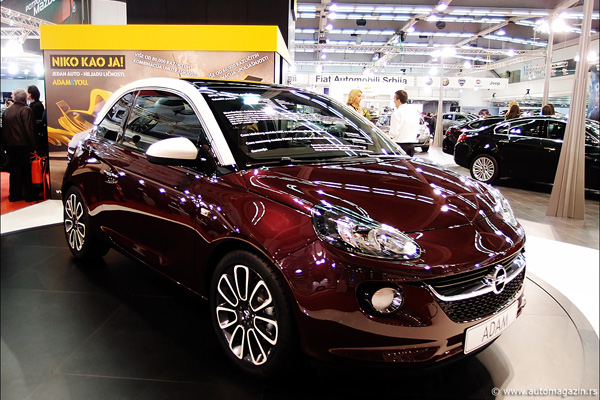 Sajam automobila u Beogradu 2013 - Opel Adam