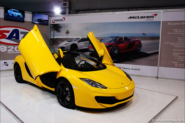 Sajam automobila u Beogradu 2013 - McLaren MP4-12C Spider