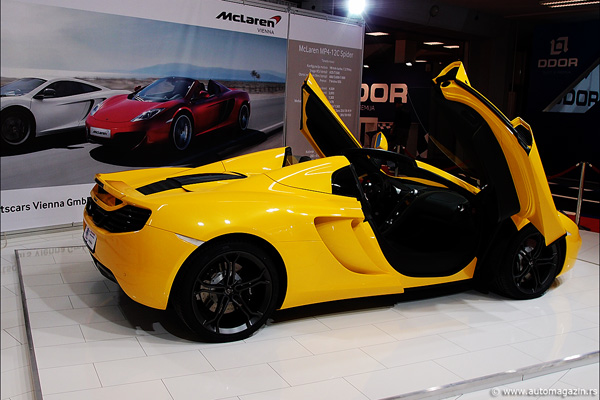 Sajam automobila u Beogradu 2013 - McLaren MP4-12C Spider