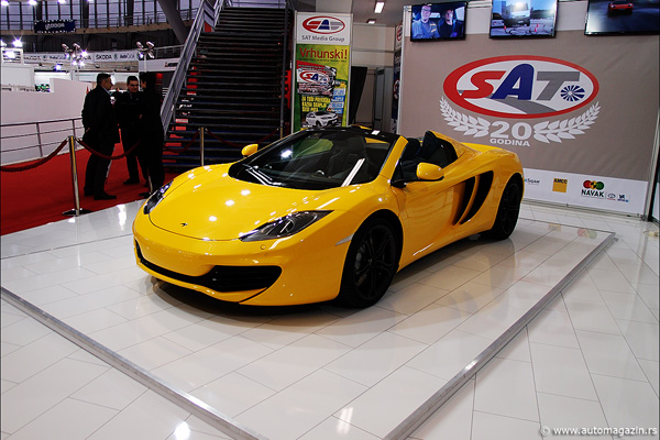 Sajam automobila u Beogradu 2013 - McLaren MP4-12C Spider