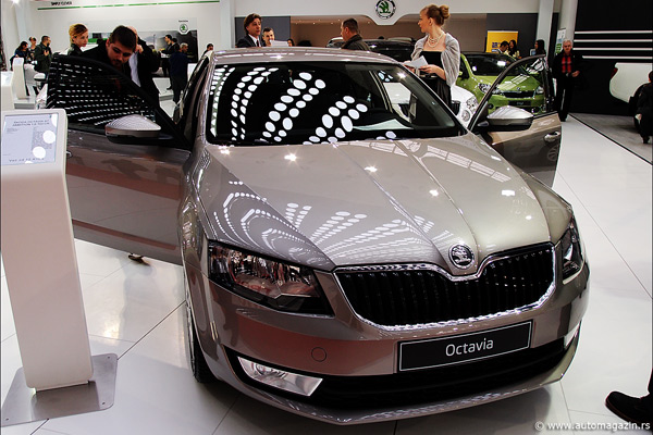 Sajam automobila u Beogradu 2013 - Nova Škoda Octavia