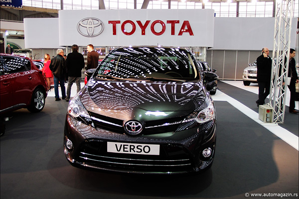 Sajam automobila u Beogradu 2013 - Novi Toyota Verso