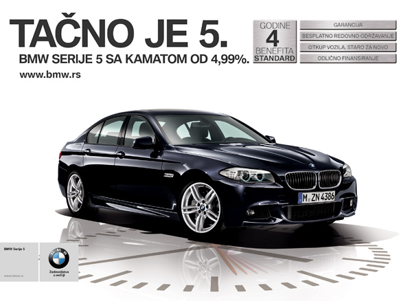 Delta Motors: BMW Serije 5 i BMW X3 po specijalnim uslovima