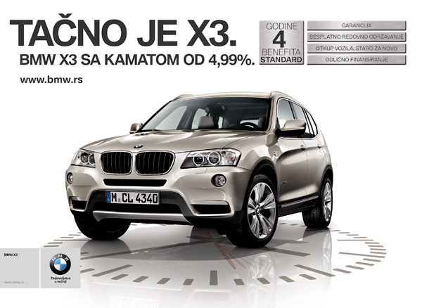 Delta Motors: BMW Serije 5 i BMW X3 po specijalnim uslovima