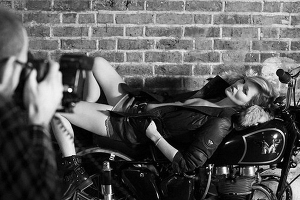 Kate Moss se fotografisala za Matchless