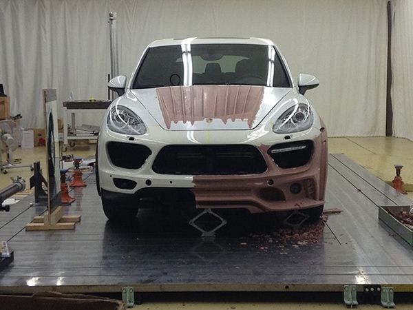 Wald International brusi Porsche Cayenne - Fotografije iz proizvodnje