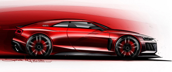 Audi Quattro Concept II: zvanične skice i informacije