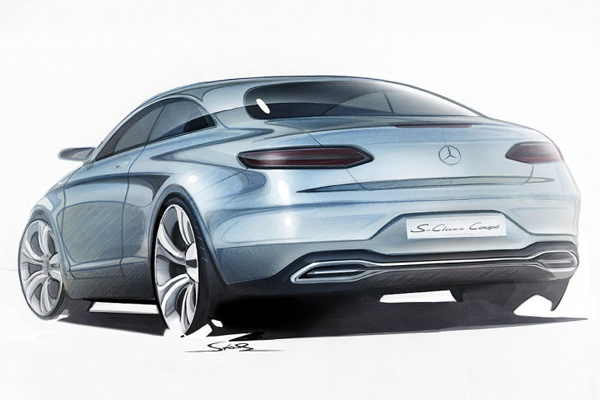 Mercedes-Benz S Coupe na (ne)zvaničnim skicama