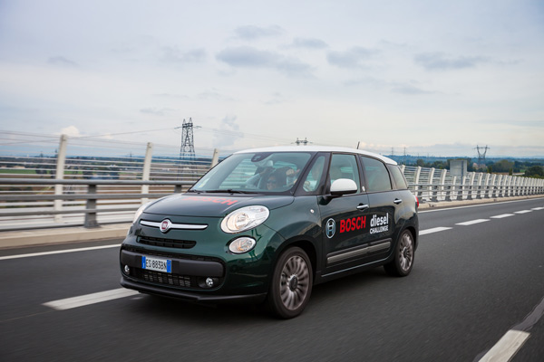 Fiat 500L Living prošao test „Dizel-izazov“ kompanije Bosch 