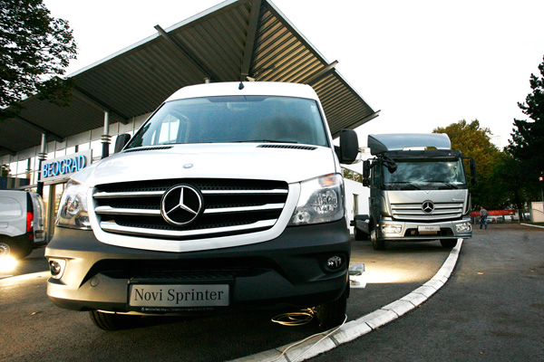 Novi Mercedes Sprinter prikazan na 4. DSW Oktoberfestu u Beogradu