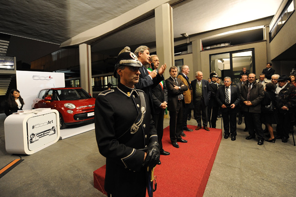 Model Fiat 500L glavna zvezda Galerije moderne umetnosti u Torinu 