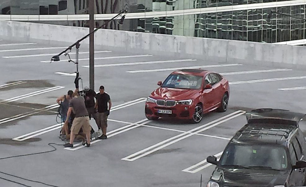 Novi BMW X6 (2015) uhvaćen tokom snimanja reklamnog spota