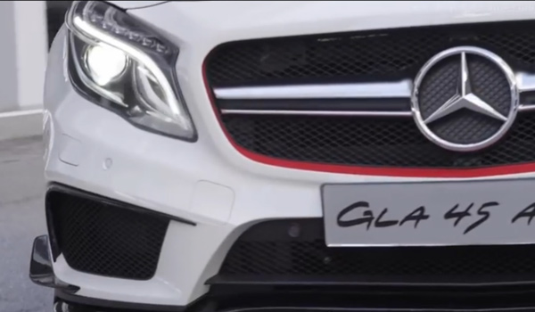 Mercedes-Benz GLA 45 AMG na prvom videu