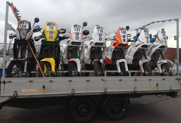Dakar 2013 - Gabor Saghmeister sa startnim brojem 72
