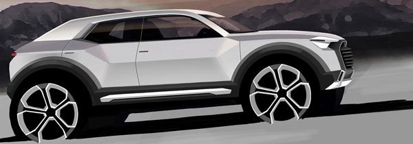 Audi Q1 potvrđen - Ovo je prva skica