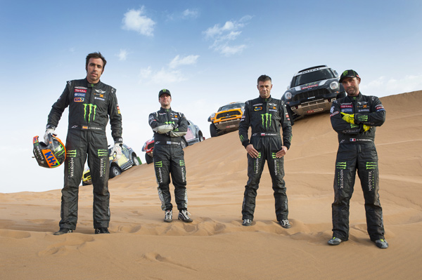 Monster Energy X-raid: Punim gasom na Dakar 2014!