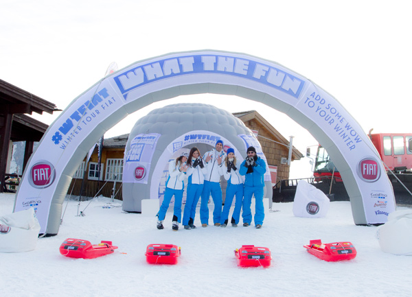 Zimska FIAT tura na snegu „What the Fun“