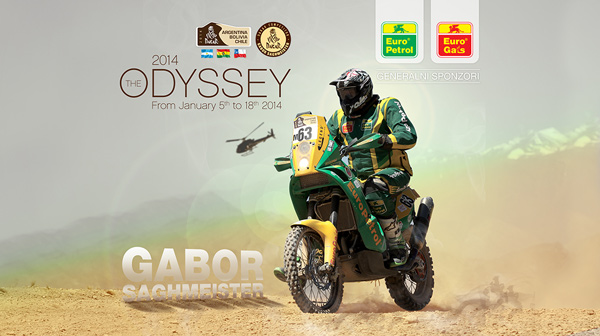 Gabor Sagmajster spreman za Dakar reli 2014