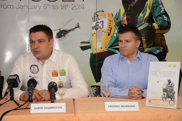 Gabor Sagmajster spreman za Dakar reli 2014