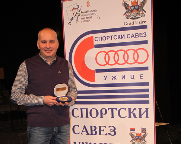 Milovan Vesnić - Sportista grada Užica za 2013. godinu