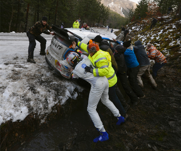Rallye Monte Carlo 2014 - Ogier na čelu, Kubica out!