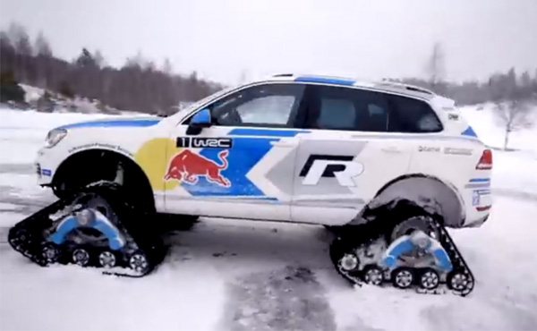 Volkswagen Snowareg na reliju Švedska 2014