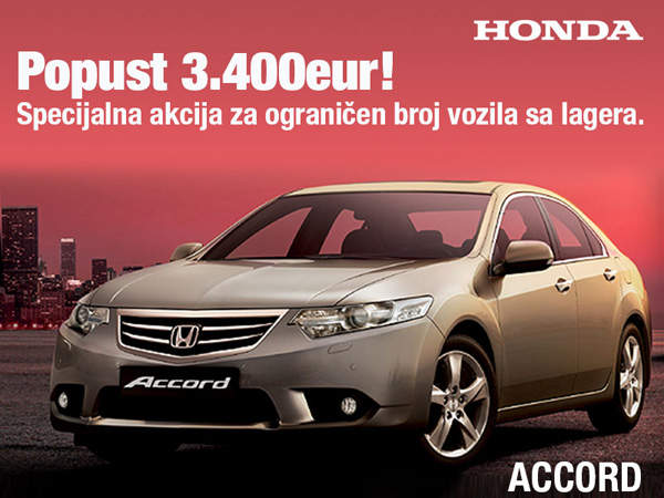 Honda Accord na akciji - Pravi potez u pravom trenutku