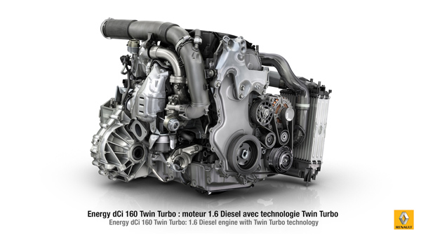 Renault Energy dCi 160 Twin Turbo: dva turba i 118 kW