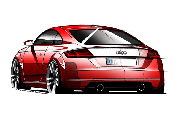 Audi TT 2015 na prvim zvaničnim skicama