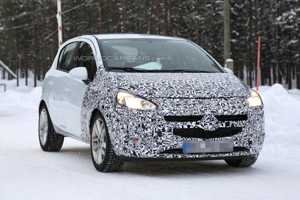 Nova Opel Corsa snimljena na testiranju