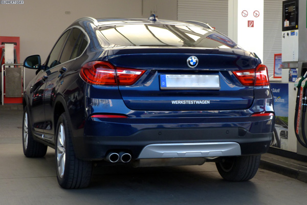BMW X4 snimljen na benzinskoj stanici + FOTO