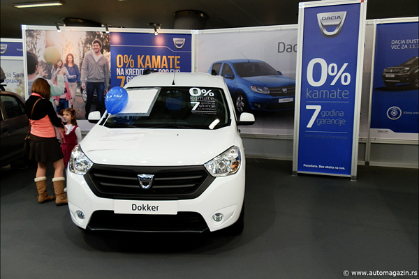 BG Car Show 2014 - Dacia nudi beskamatni kredit i 7-godišnju garanciju