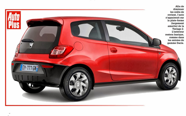 Dacia planira novi model, sa početnom cenom od 5.000 € 