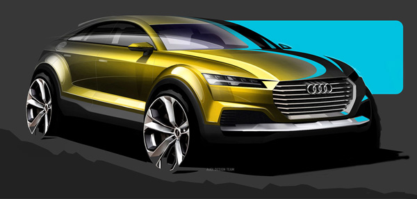 Audi Q4 Concept - Odgovor na BMW X4 na prvim skicama