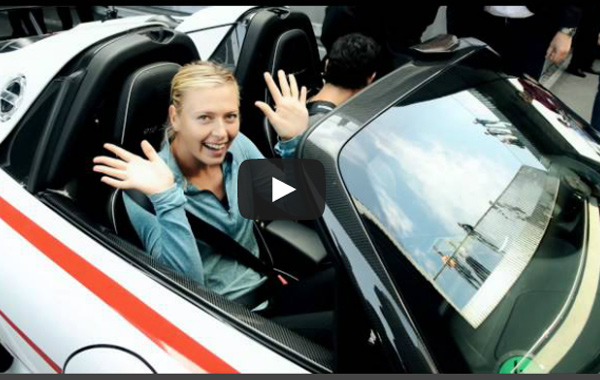 Video: Maria Šarapova, Mark Webber i Porsche 918 Spyder