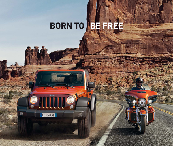 Jeep i Harley Davidson voze zajedno 