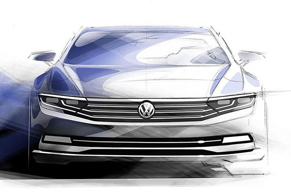 Novi Volkswagen Passat na prvim skicama