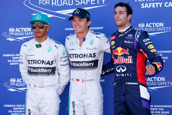 F1 Monte Carlo 2014 - Rosberg startuje prvi