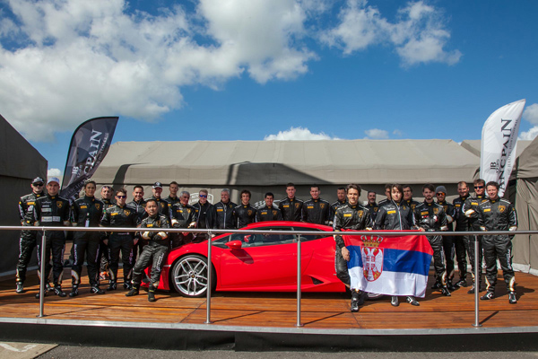 Milos Pavlović - novčana pomoć Srbiji od Lamborghini Super Trofeo